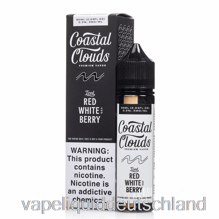 Eisrot, Weiß Und Beere – Küstenwolken – 60 Ml, 6 Mg Vape Deutschland